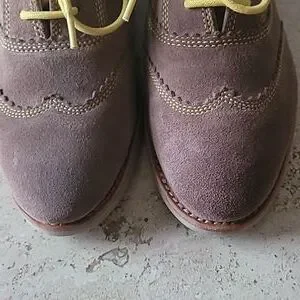 Chaussures Oxford Femme JOHNSTON & MURPHY – Cuir Daim Noyer – Taille 6 US – Pointure Medium – Neuf Avec Emballage